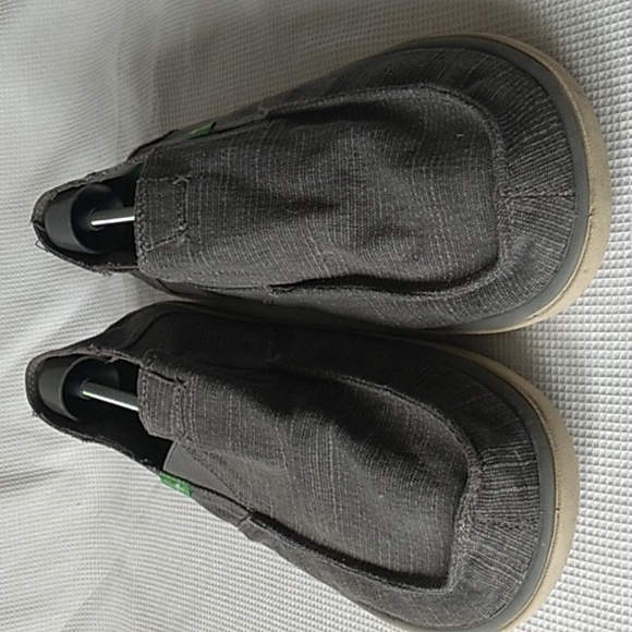 Sanuk Vagabond Tripper Grain Slub Slip-On Moccasin Size 13 - Picture 2 of 7